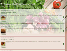 Tablet Screenshot of cookingwithnadine.blogspot.com