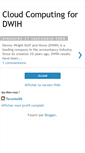 Mobile Screenshot of cloudcomputingfordwih.blogspot.com