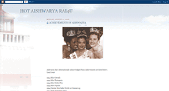 Desktop Screenshot of hotaishwaryarai4u.blogspot.com