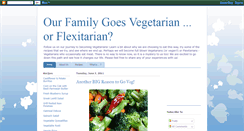 Desktop Screenshot of flexitarianvegetarian.blogspot.com