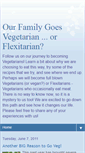 Mobile Screenshot of flexitarianvegetarian.blogspot.com