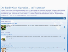 Tablet Screenshot of flexitarianvegetarian.blogspot.com