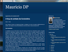 Tablet Screenshot of mauriciodp.blogspot.com