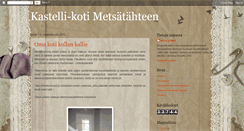 Desktop Screenshot of koti-metsatahteen.blogspot.com