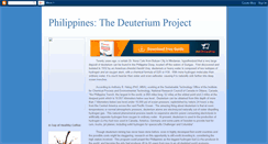 Desktop Screenshot of deuteriumproject.blogspot.com