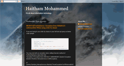 Desktop Screenshot of haithammohammed.blogspot.com