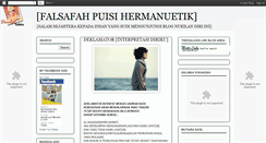 Desktop Screenshot of falsafahpuisi.blogspot.com