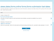 Tablet Screenshot of aieee2012info.blogspot.com