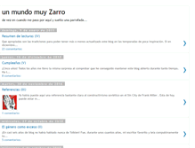 Tablet Screenshot of mundomuyzarro.blogspot.com