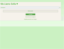 Tablet Screenshot of mellamosofie.blogspot.com