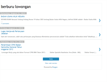 Tablet Screenshot of info-kerja.blogspot.com