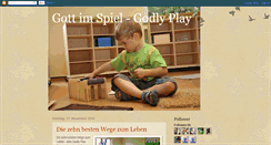 Desktop Screenshot of gottimspiel-godlyplay.blogspot.com