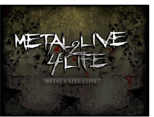 Tablet Screenshot of metal2live4life.blogspot.com