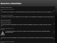 Tablet Screenshot of desechosindustriales.blogspot.com