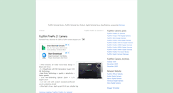 Desktop Screenshot of fujifilm-camera.blogspot.com