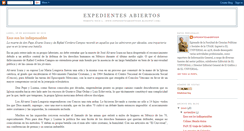 Desktop Screenshot of expedientesabiertos09.blogspot.com