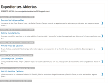 Tablet Screenshot of expedientesabiertos09.blogspot.com