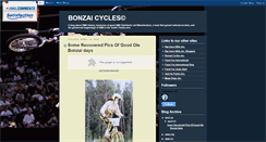 Desktop Screenshot of bonzaicycles.blogspot.com