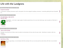 Tablet Screenshot of lundgrenfamilynews.blogspot.com