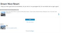 Tablet Screenshot of dreamwaveresort.blogspot.com