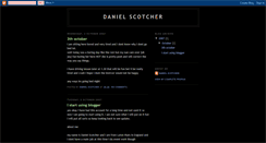 Desktop Screenshot of danielscotcher.blogspot.com