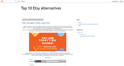 Desktop Screenshot of etsy-alternatives.blogspot.com