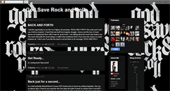 Desktop Screenshot of godsaverockandroll.blogspot.com