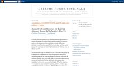 Desktop Screenshot of derechoconstitucional.blogspot.com