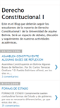 Mobile Screenshot of derechoconstitucional.blogspot.com