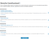 Tablet Screenshot of derechoconstitucional.blogspot.com