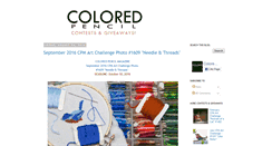 Desktop Screenshot of coloredpencilmagazine.blogspot.com