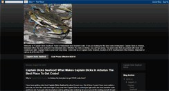 Desktop Screenshot of captain-dicks-seafood.blogspot.com