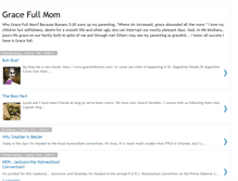 Tablet Screenshot of gracefullmom.blogspot.com
