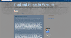 Desktop Screenshot of foodandphotosinvermont.blogspot.com