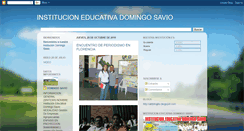 Desktop Screenshot of institucion-domingosavio.blogspot.com