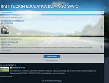Tablet Screenshot of institucion-domingosavio.blogspot.com