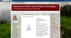Desktop Screenshot of browncountygenealogy.blogspot.com