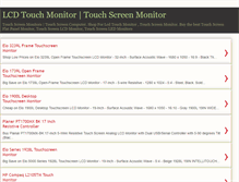 Tablet Screenshot of lcdtouchmonitors.blogspot.com