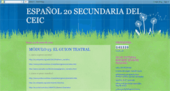 Desktop Screenshot of ceic2espaniol.blogspot.com