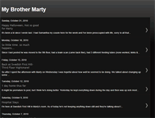 Tablet Screenshot of mybrothermarty.blogspot.com
