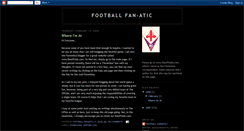 Desktop Screenshot of footballfan-atic.blogspot.com