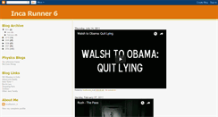 Desktop Screenshot of incarunner6.blogspot.com