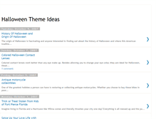 Tablet Screenshot of halloween-theme-ideas.blogspot.com