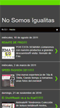 Mobile Screenshot of nosomosigualitas.blogspot.com