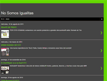 Tablet Screenshot of nosomosigualitas.blogspot.com