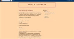 Desktop Screenshot of mobilecookbook.blogspot.com