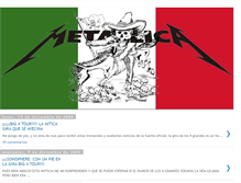 Tablet Screenshot of metallicamx.blogspot.com