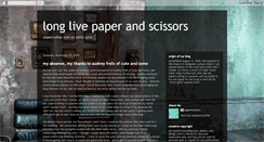 Desktop Screenshot of longlivescissorsandpaper.blogspot.com