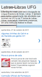 Mobile Screenshot of letraslibras-ufg.blogspot.com