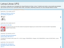 Tablet Screenshot of letraslibras-ufg.blogspot.com